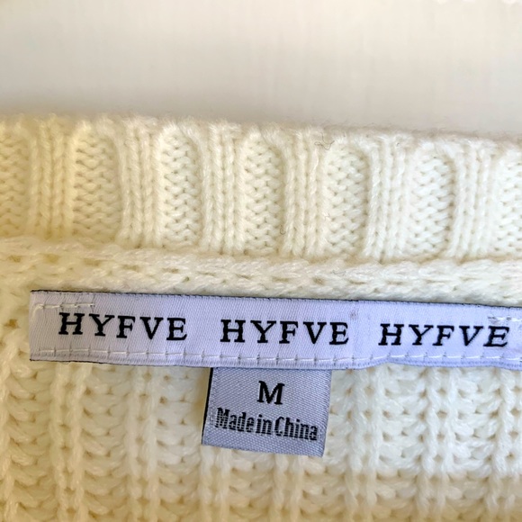 HYFVE Women’s Sweater. Brand new. Cream colored. - Picture 2 of 3